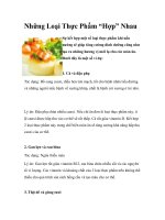 Những Loại Thực Phẩm “Hợp” Nhau pot