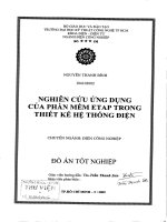 Nghiên cứu ứng dụng của phần mềm etap trong thiết kế hệ thống điện