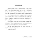 Phân tích tình hình tài chính và biện pháp khắc phục tình hình tài chính tại công ty Trường Lộc Phát