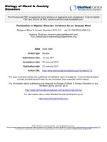 Báo cáo hóa học: 