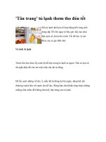 ''''Tân trang'''' tủ lạnh thơm tho đón tết doc