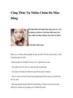 Công Thức Tự Nhiên Chăm Da Mùa Đông potx