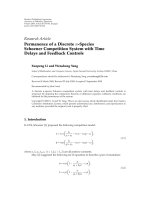 Báo cáo hoa học: 