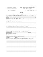 MẪU BIÊN BẢN Tạm giữ tang vật, phương tiện vi phạm hành chính pptx