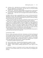 The Handbook of Project Management: A Practical Guide to Effective Policies and Procedures, 2nd Revised Edition_6 pptx