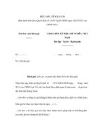 BIỂU MẪU KÊ KHAI GIÁ pot