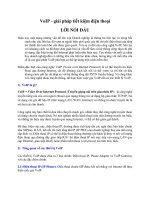 voip - giải pháp tiết kiệm cước phí điện thoại