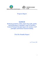 Báo cáo khoa học nông nghiệp 