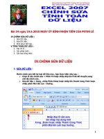 Excel 2007-Chỉnh sửa tính toán dữ liệu potx