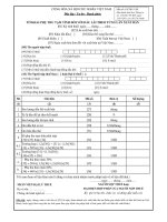 MẪU TỜ KHAI PHỤ THU TẠM TÍNH ĐỐI VỚI DẦU LÃI THEO TỪNG LẦN XUẤT BÁN pot