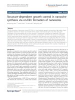 Báo cáo hóa học: 