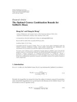 Báo cáo hóa học: 