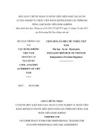 MẪU GIẤY CHỨNG NHẬN CƠ SỞ ĐỦ ĐIỀU KIỆN ĐÀO TẠO, HUẤN LUYỆN NGHIỆP VỤ NHÂN VIÊN HÀNG KHÔNG/ĐÁNH GIÁ TRÌNH ĐỘ TIẾNG ANH NHÂN VIÊN HÀNG KHÔNG docx