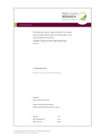 Báo cáo khoa học nông nghiệp 