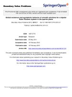 báo cáo hóa học: