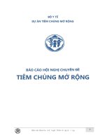 Báo cáo hội nghị chuyên đề Tiêm chủng mở rộng