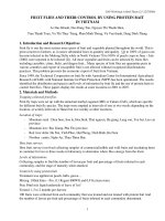 Báo cáo khoa học nông nghiệp 