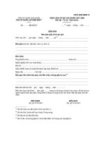 MẪU BIÊN BẢN Bàn giao giấy tờ bị tạm giữ ppt