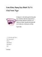 Làm Khay Đựng Kẹo Bánh Từ Vỏ Chai Nước Ngọt ppt