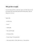 Đùi gà kho sả nghệ ppt