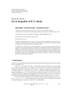 Báo cáo hóa học: 