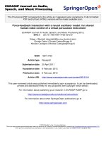 báo cáo hóa học: