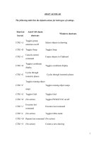 Một số phím tắt và câu lệnh cần nhớ trong AUTOCAD