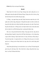 Đề bài: Hãy kể lại câu chuyện Thạch Sanh pot