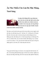 Ăn Nho Nhiều Cho Làn Da Mịn Màng, Tươi Sáng docx