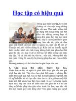 Học tập có hiệu quả doc