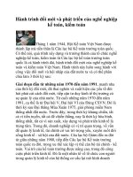 Hành trình đổi mới và phát triển của nghề nghiệp kế toán, kiểm toán pptx