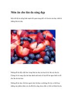 Món ăn cho làn da sáng đẹp pot