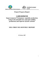 Dự án nông nghiệp 