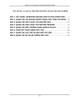 Quản trị và xây dụng môi trường mạng doanh nghiệp pdf