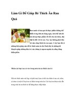 Làm Gì Để Giúp Bé Thích Ăn Rau Quả docx