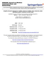 Báo cáo hóa học: 