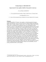 Báo cáo khoa học nông nghiệp 