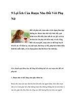 9 Lợi Ích Của Rượu Nho Đối Với Phụ Nữ docx