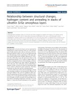 Báo cáo hóa học: 