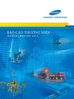 báo cáo thường niên 2011 gemadept corporation hướng về phía trước
