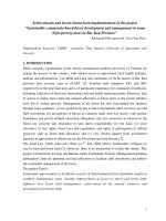 Báo cáo khoa học nông nghiệp 