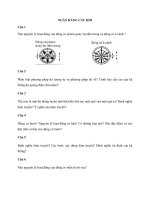 Ngân Hàng Câu hỏi Cơ Điện Tử doc