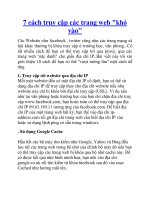 7 cách truy cập các trang web 