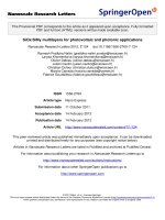 báo cáo hóa học: