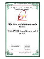 dvb-s2 công nghệ truyền hình số thế hệ 2