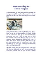 Bơm nước bằng sức nước ở vùng cao potx