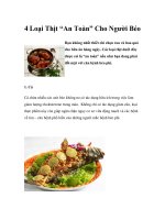 4 Loại Thịt “An Toàn” Cho Người Béo pptx