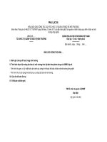 MẪU BÁO CÁO CÔNG TÁC CỦA TỔ CHỨC TỰ QUẢN VỀ BẢO VỆ MÔI TRƯỜNG doc