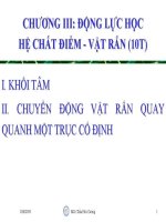 Bài giảng Vật lý đại cương chương 3