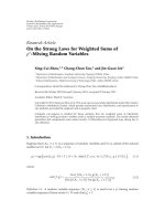 Báo cáo hóa học: 